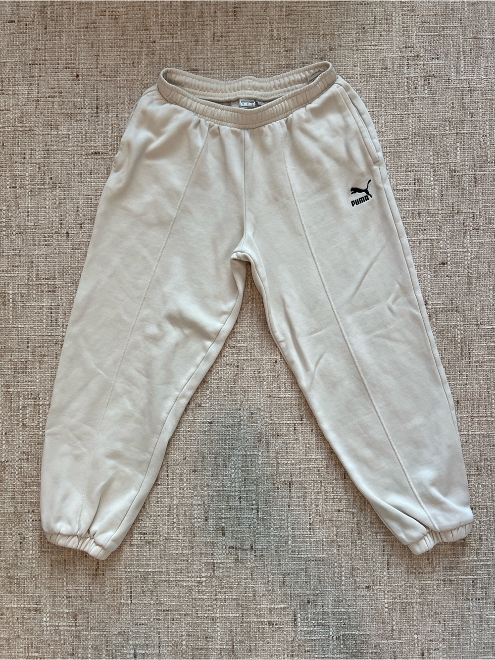 Puma Off-White Sweat Joggers women size S